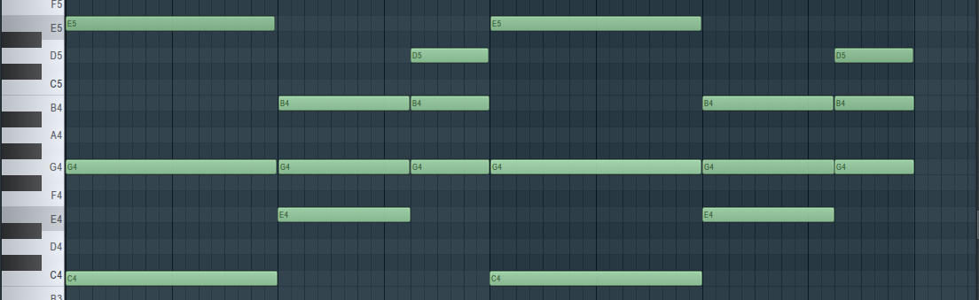 simple triad chord