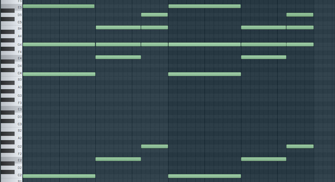 simple triad chord