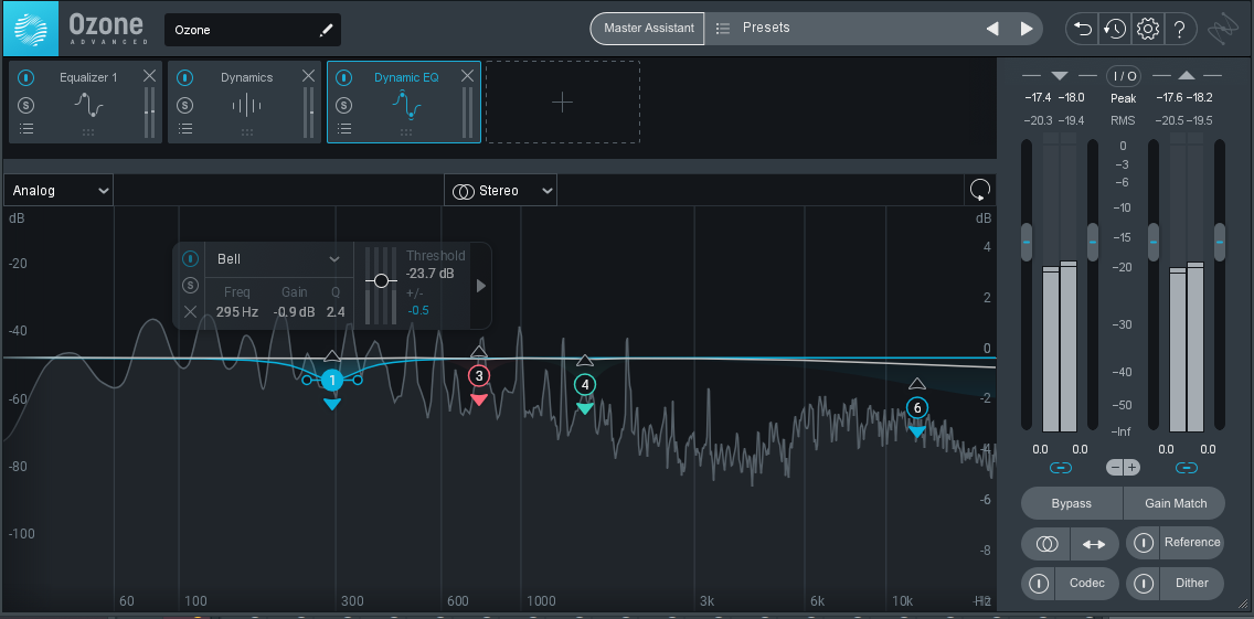 we have the Dynamic EQ